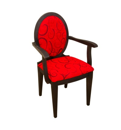 SILLÓN ÓVALO Nº 1 PATA RECTA