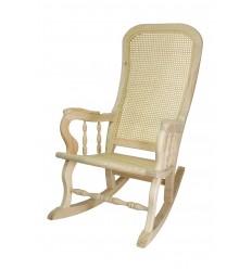 MECEDORA ASIENTO Y RESPALDO DE REJILLA.