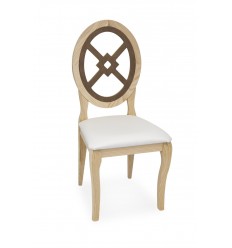 Silla Ovalo Pino Respaldo Libia