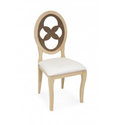 Silla Ovalo Pino Respaldo Túnez