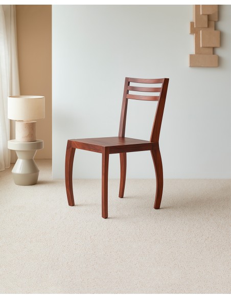 SILLA MILAN ASIENTO MADERA