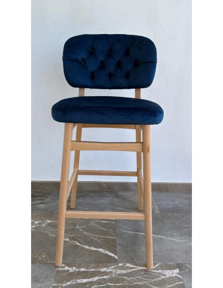 TABURETE FLORENCIA RESPALDO CAPITONE