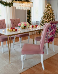 Silla Chicago Capitoné pata isabelina