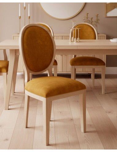 Silla Mónaco Respaldo Tapizado.