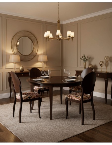 Silla Ovalo Nº 9 Respaldo Pretapizado.